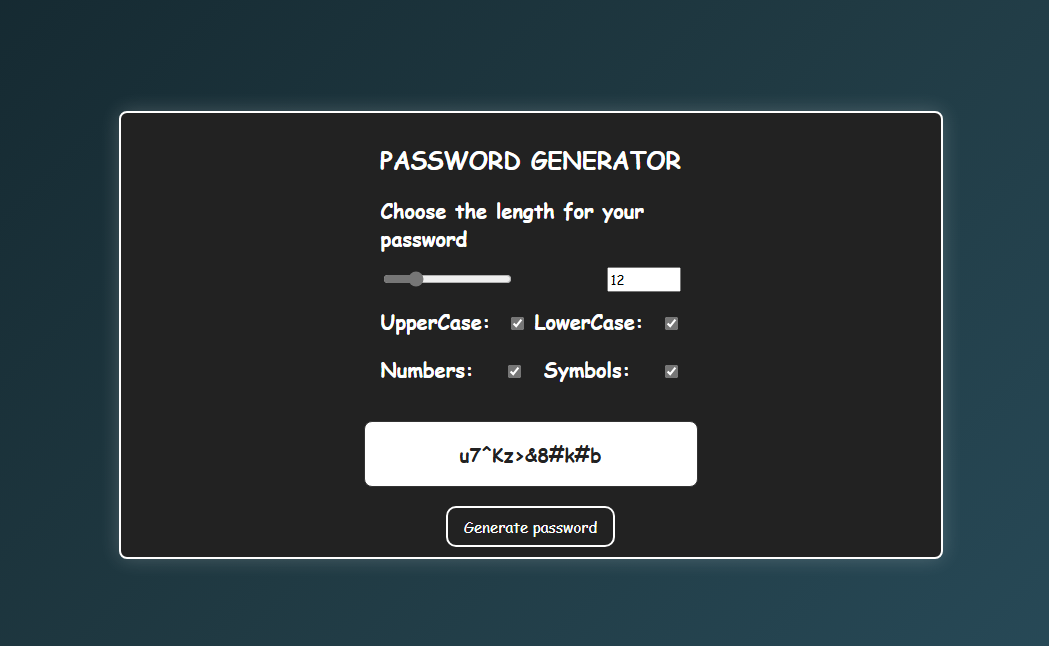 Password Generator 1